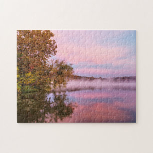 Wunderbar rosa Morgengrauen Puzzle