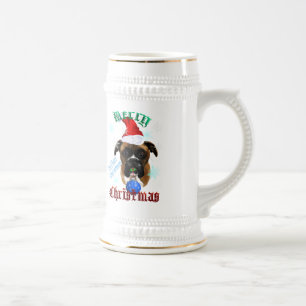 Wunderbar-Weihnachtenboxer-HundeTassen Bierglas