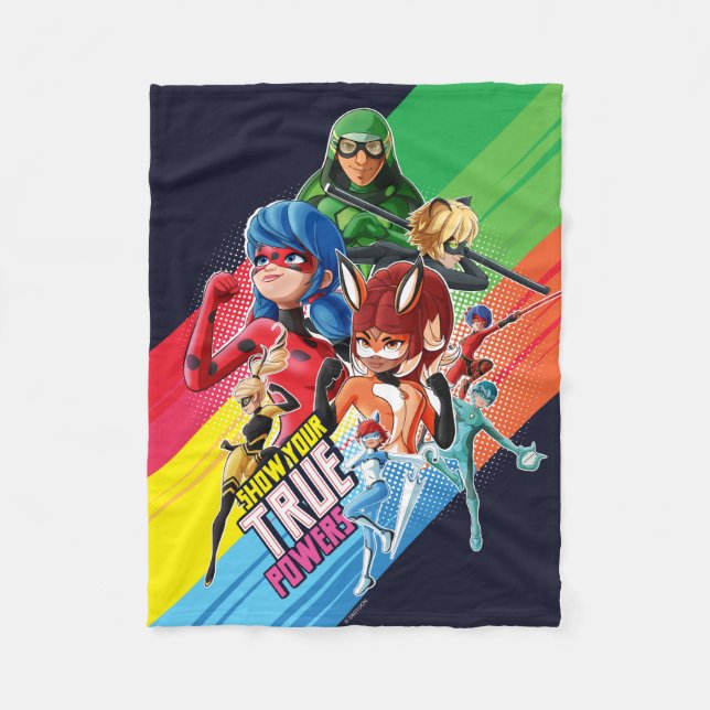 Wunderbar zeigen Ihre wahren Power Fleecedecke (Vorderseite)