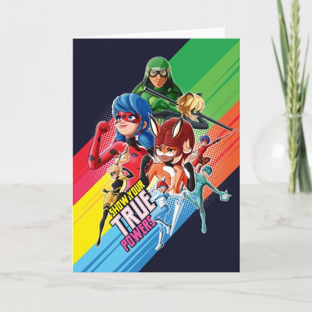 Wunderbar zeigen Ihre wahren Power Karte (Vorderseite)