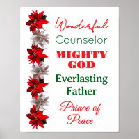 Wunderbare Berater Namen von Jesus Weihnachten