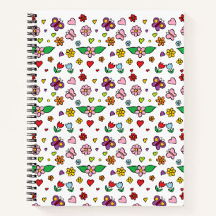 Wunderbare Blume Design Notizbuch