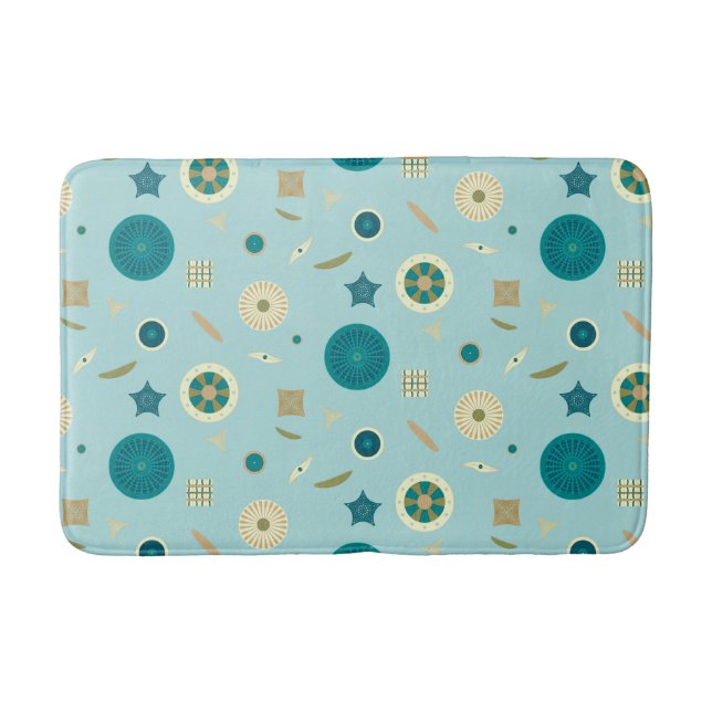 Wunderbare Diatome Bath Mat Badematte (Vorderseite)