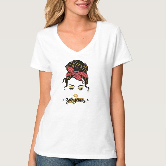 wunderbare Frau T-Shirt (Vorderseite)