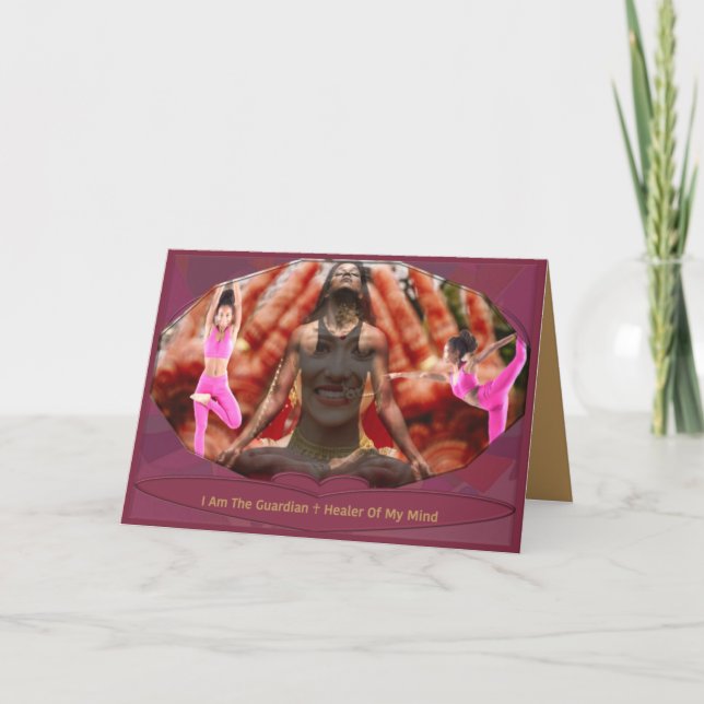 Wunderbare Geistesmeditationen Dankeskarte (Vorderseite)