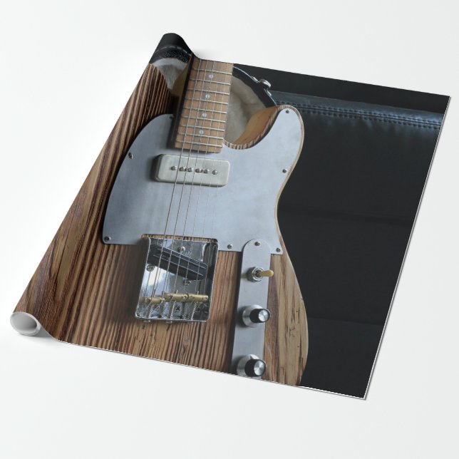Wunderbare Gitarre Geschenkpapier (Ungerollt)