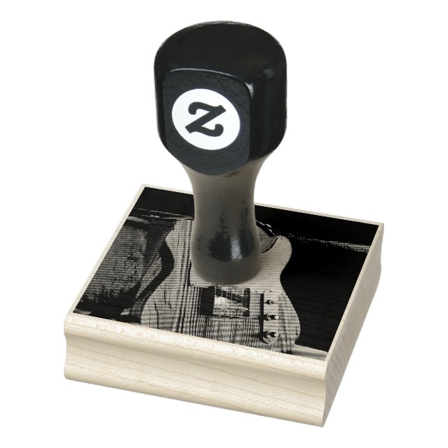 Wunderbare Gitarre Gummistempel (Stempel)