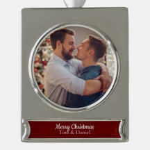 Wunderbare homosexuelle Paare des Weihnachten|