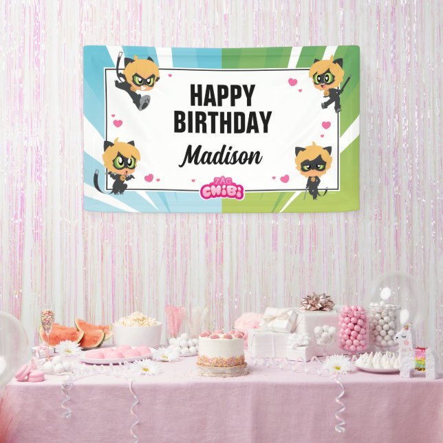 Wunderbare Katze Noir Birthday Banner (Party)