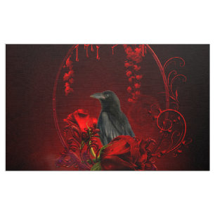 Wunderbare Krähe Stoff