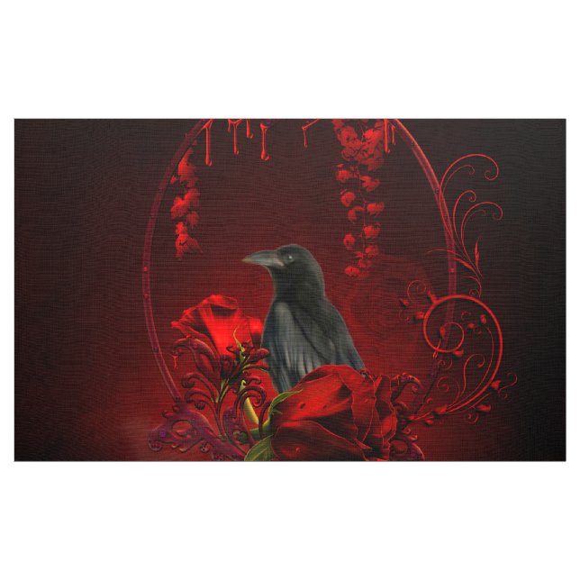 Wunderbare Krähe Stoff (Yard (91,4 cm))