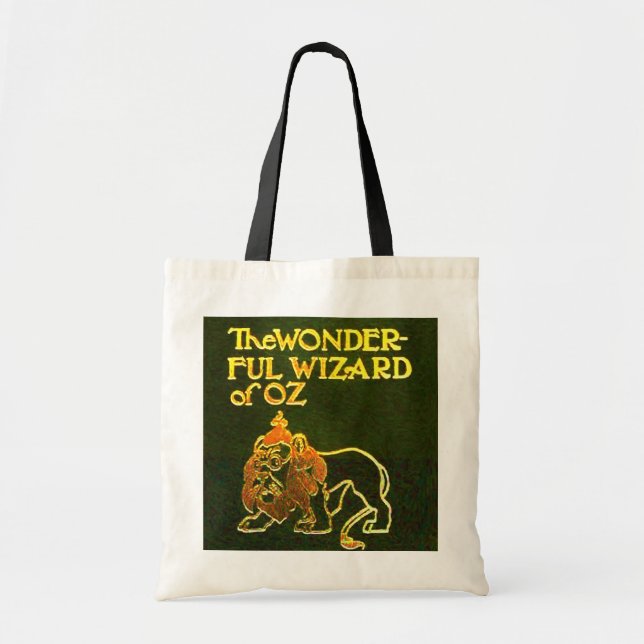 Wunderbare Löwe-Buch-Tasche Zauberers von Oz feige Tragetasche (Vorne)