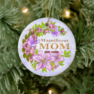 Wunderbare Mama Keramik Ornament