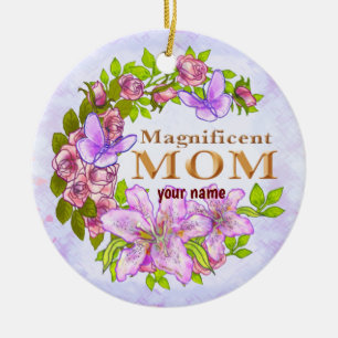 Wunderbare Mama Keramik Ornament