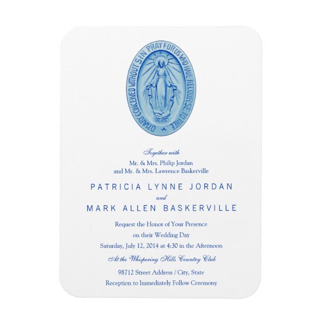 Wunderbare Medaille Magnet (Vertikal)