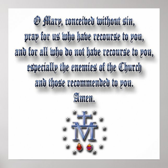 Wunderbare Medaille Poster (Vorne)