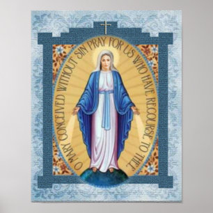 Wunderbare Medaillen-Devotional Bild Poster
