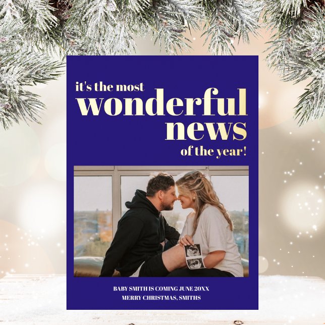 Wunderbare Nachrichten Schwangerschaft Ankündigung (Von Creator hochgeladen)