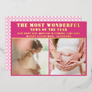 Wunderbare Nachrichten Schwangerschaft Ankündigung