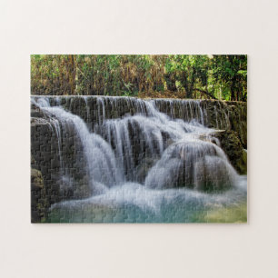 Wunderbare natürliche Wasserfälle Puzzle