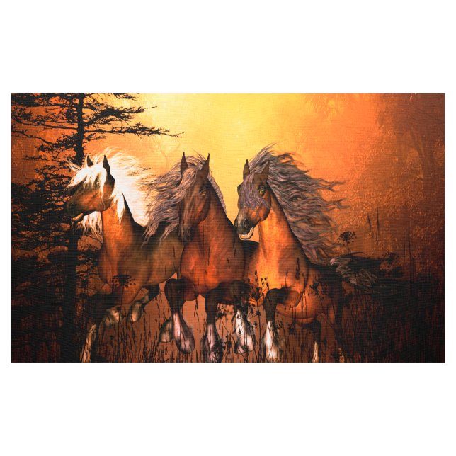 Wunderbare Pferde Stoff (Yard (91,4 cm))