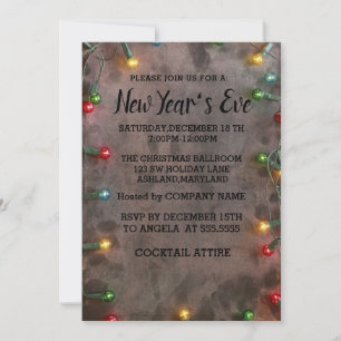 Wunderbare, Phantastische Bulben Neujahrseinladung Einladung