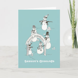 Wunderbare Urlaubssaison Card Feiertagskarte