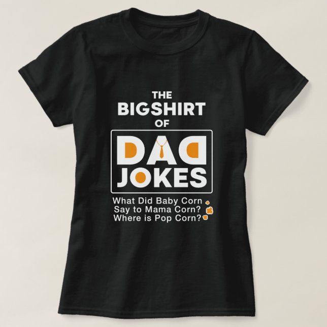 wunderbare Vater Jokes Design Text Typografie T-Shirt (Design vorne)