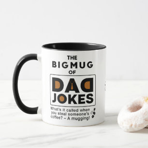 Wunderbare Vater Jokes Design Text Typografie Tasse