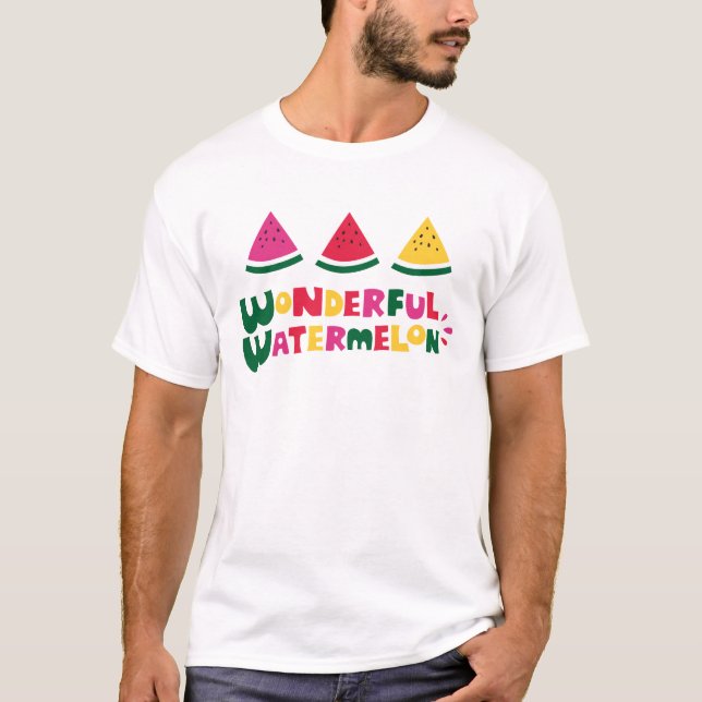 Wunderbare Wassermelone T-Shirt (Vorderseite)