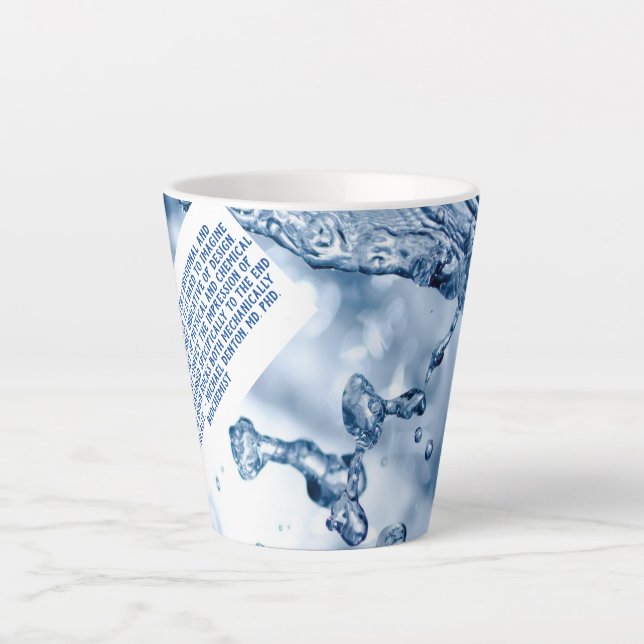 Wunderbare Wasserwissenschaftlerquote Milchtasse (Vorderseite)