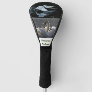 Wunderbare Welt des Swans-Lebensraumbildes Golf Headcover