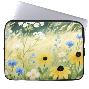 Wunderbare Wildblumenwiese  Laptopschutzhülle