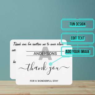 Wunderbarer Bleibe Dankeskarte