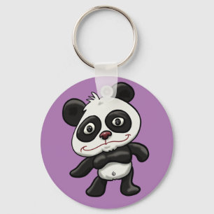 Wunderbarer Cartoon Panda Schlüsselanhänger