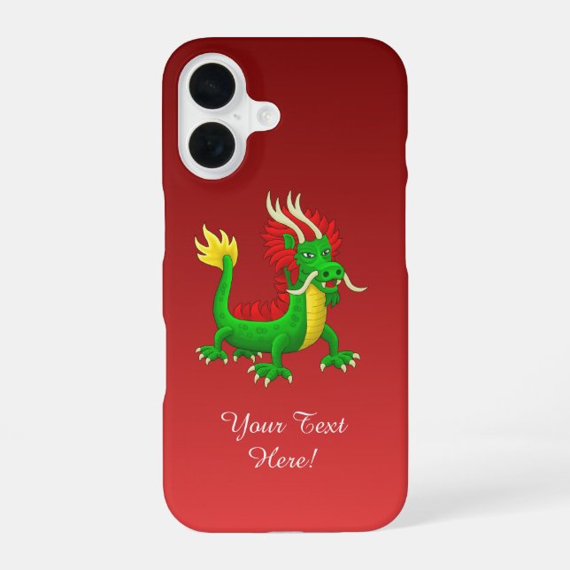 Wunderbarer chinesischer Drache iPhone 16 Hülle (Rückseite)