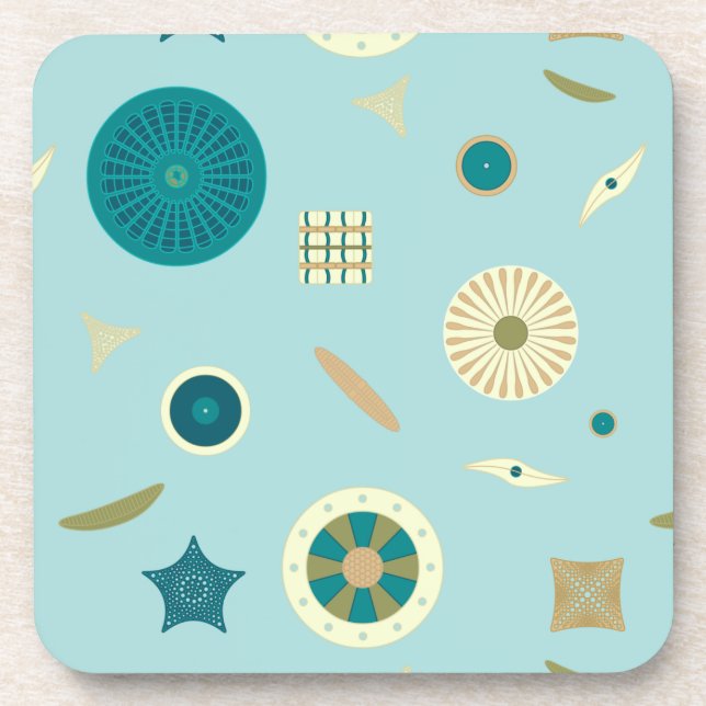 Wunderbarer Diatome Square Untersetzer (Vorderseite)