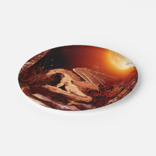 Wunderbarer Drache Pappteller