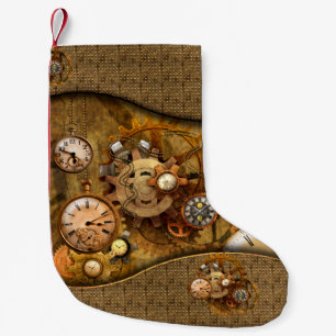 Wunderbarer edler steampunk Entwurf Kleiner Weihnachtsstrumpf