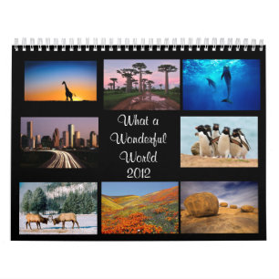 Wunderbarer Kalender der Welt2012