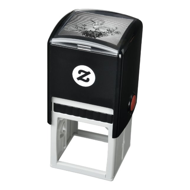 Wunderbarer Kran mit Blume Permastempel (Produkt)