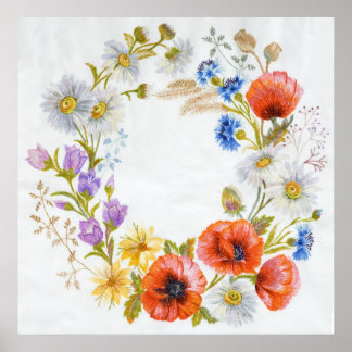 Wunderbarer Kranz-Großdruck Poster