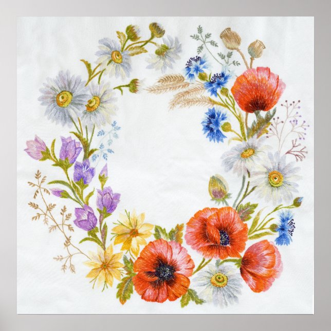 Wunderbarer Kranz-Großdruck Poster (Vorne)