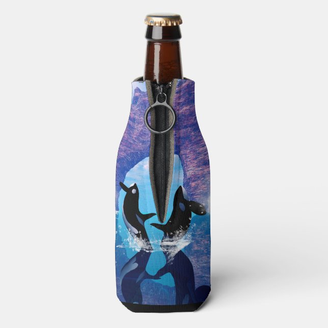 Wunderbarer Orca Flaschenkühler (Flasche Rückseite)