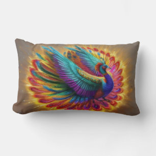Wunderbarer Splendor Peacock Lendenkissen