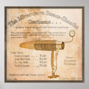 Wunderbarer Steam-Sheath Poster