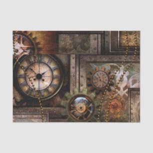 Wunderbarer steampunk Entwurf Seidenpapier