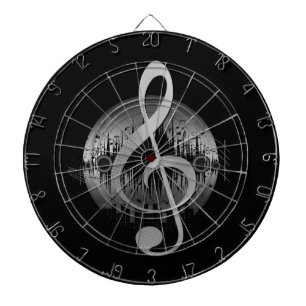 Wunderbarer Ton - Silber Dartscheibe