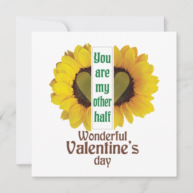 Wunderbarer Valentinstag Feiertagskarte (Vorderseite)