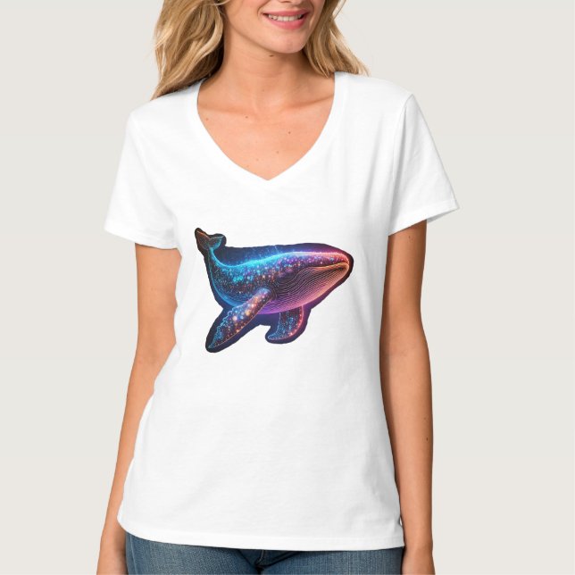 Wunderbarer Wal T-Shirt (Vorderseite)